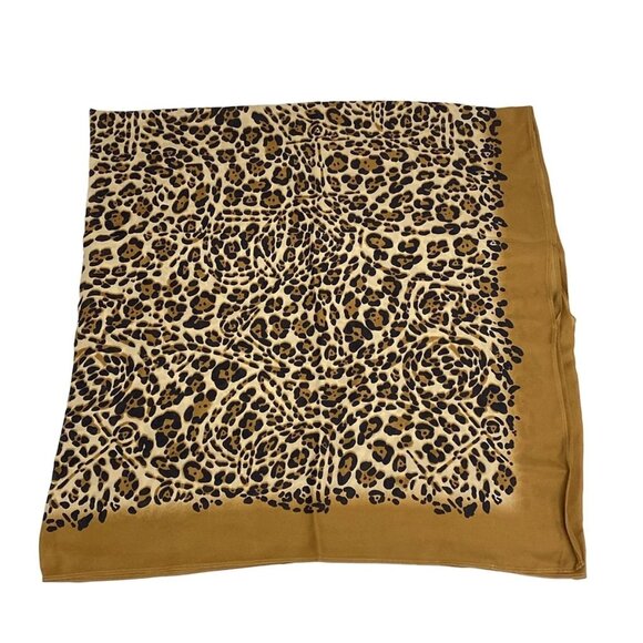 GUCCI - Brown Black Beige Scarf 156-071325 - Picture 1 of 7
